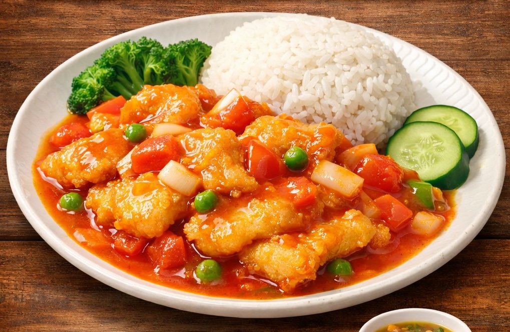 Fish w/ Tomato or Cream Sauce Rice