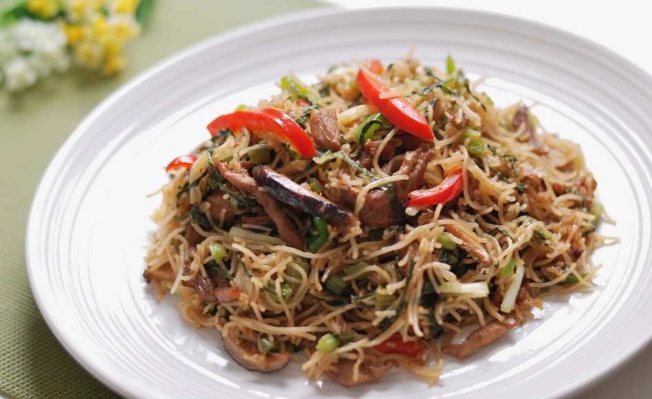 Braised Vermicelli w/ Mushroom & Chicken