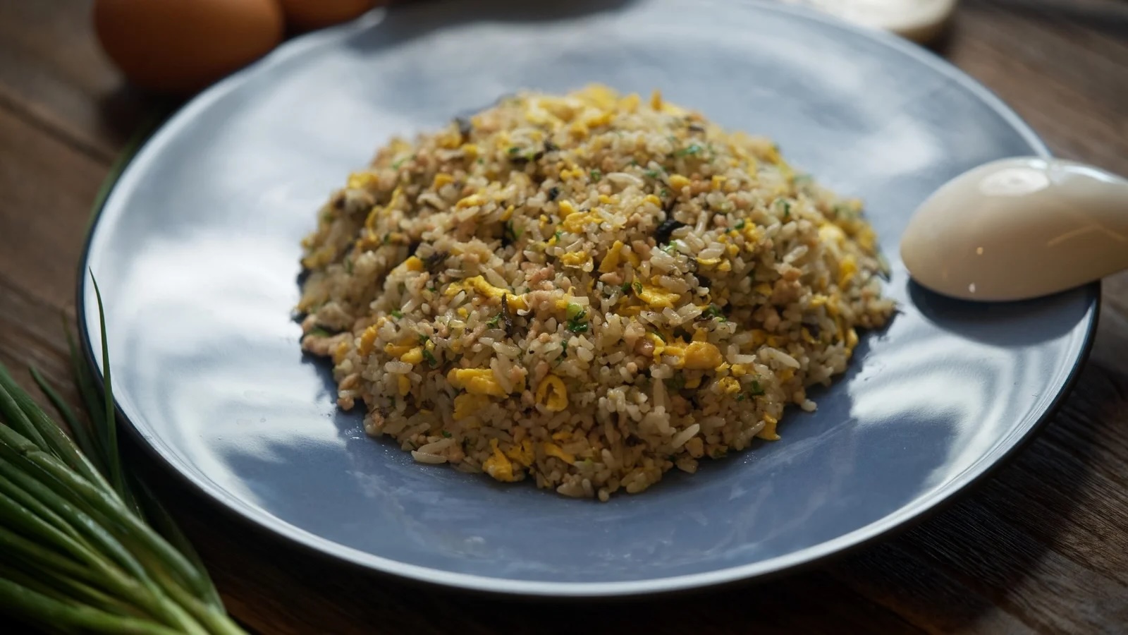 Marinated Olive & Minced Pork Fried Rice
