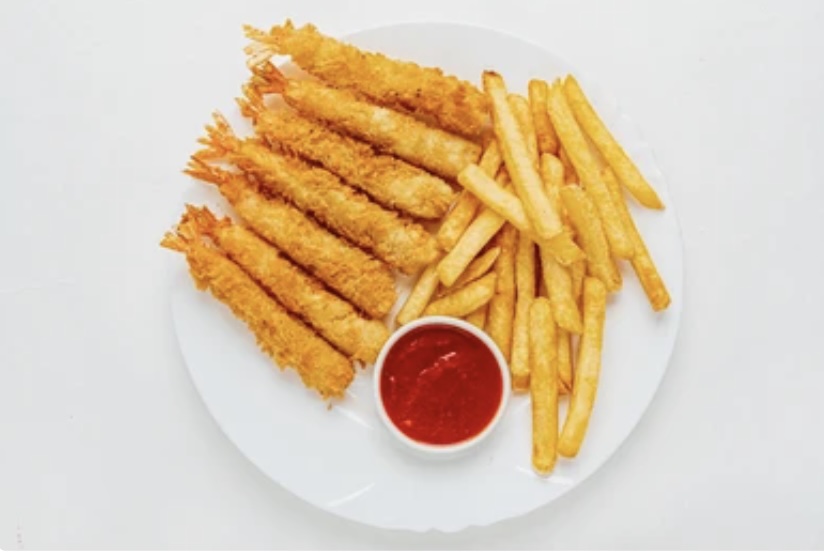 Torpedo Breaded Shrimps & Fries
